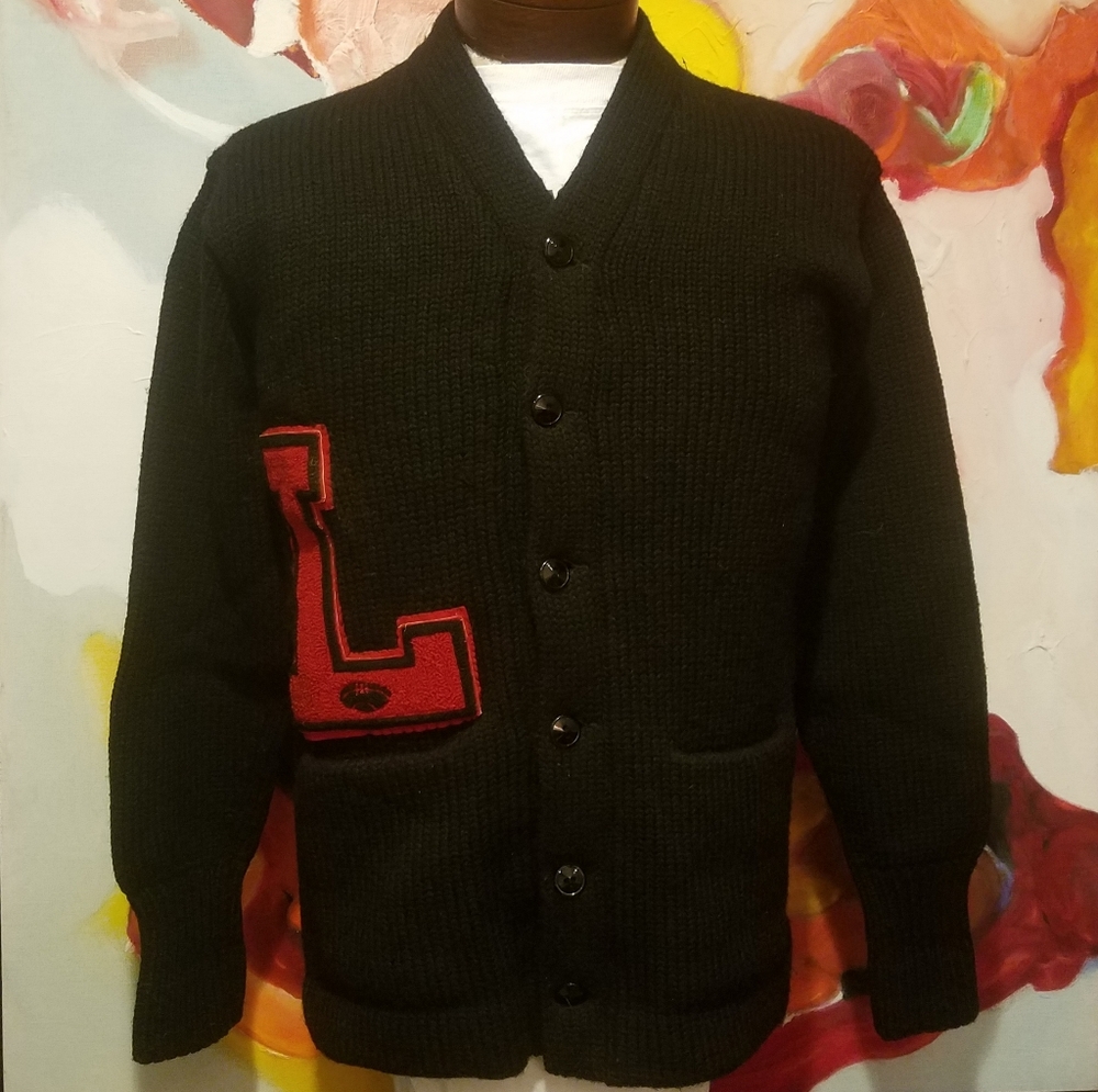 Vintage 50s letters sweater